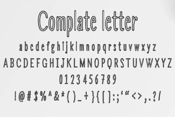 Creative Font Poster 4