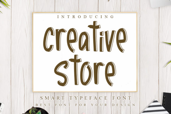 Creative Store Font Poster 1