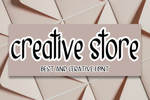 Creative Store Font Poster 1