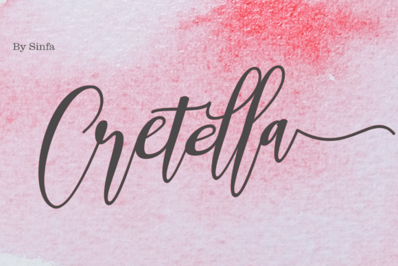 Cretella Font Poster 1