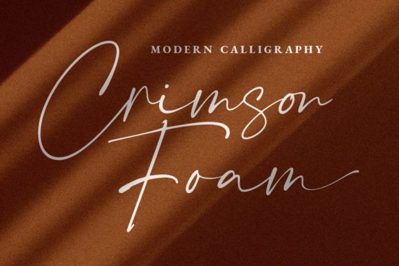 Crimson Foam Font