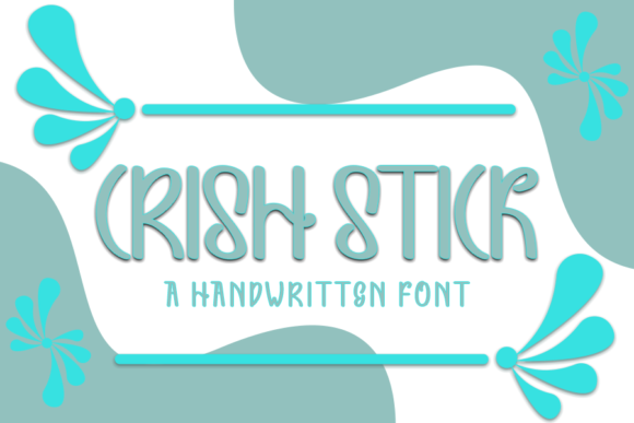 Crish Stick Font Poster 1