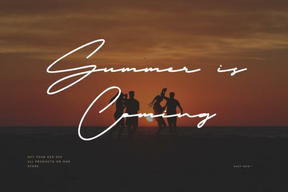 Cristhyna Signature Font Poster 6