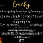 Crocky Font Poster 7
