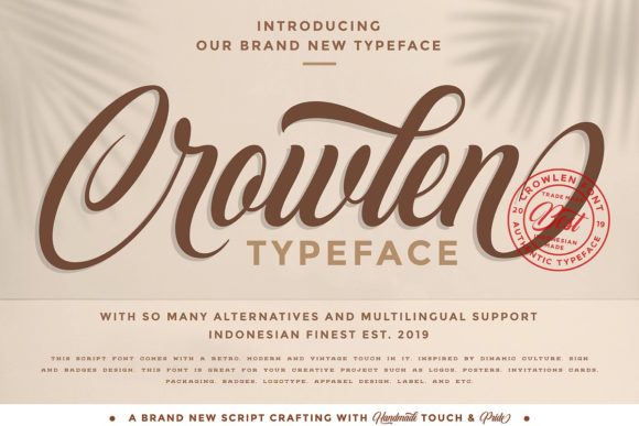 Crowlen Font Poster 1