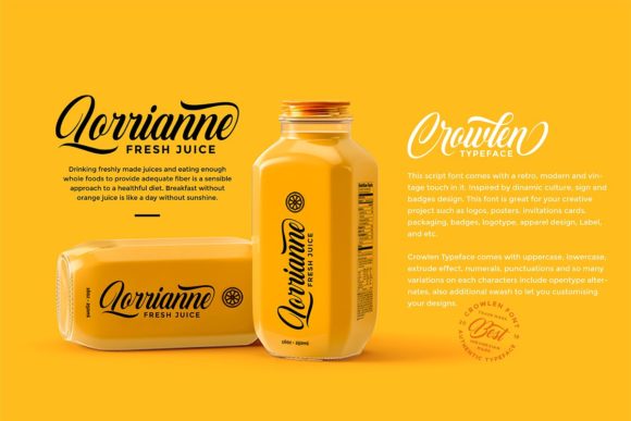 Crowlen Font Poster 8