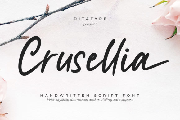 Crusellia Font Poster 1