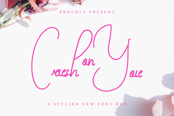 Crush on You Font Poster 1