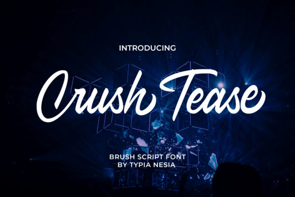 Crush Tease Font Poster 1