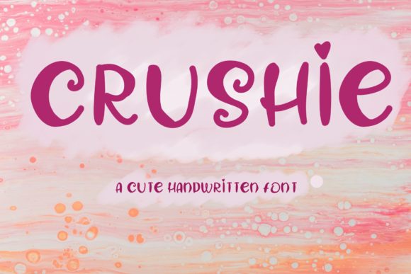 Crushie Font Poster 1