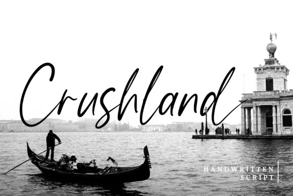 Crushland Font Crushland Font Poster 1
