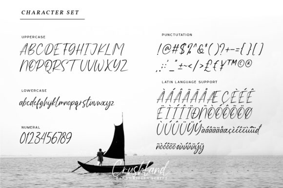 Crushland Font Poster 2