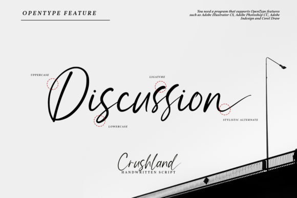 Crushland Font Poster 4
