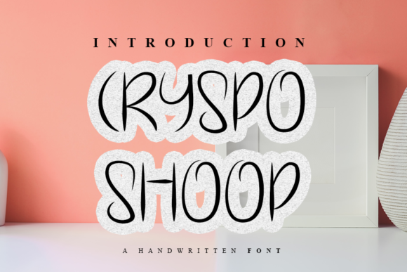 Cryspo Shoop Font Poster 1