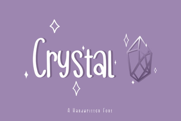 Crystal Font Poster 1