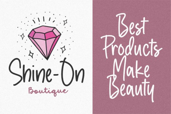 Crystal Angles Font Poster 4