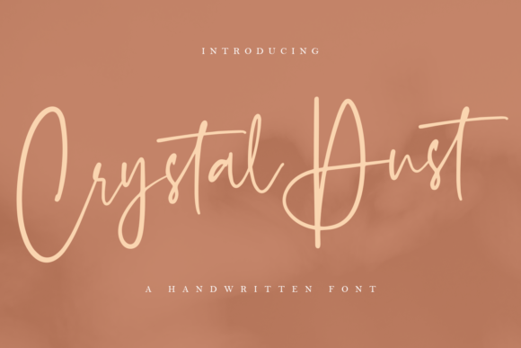 Crystal Dust Font Poster 1