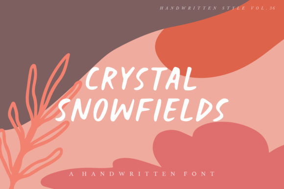Crystal Snowfields Font Poster 1