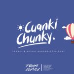 Cuanki Chunky Font Poster 1