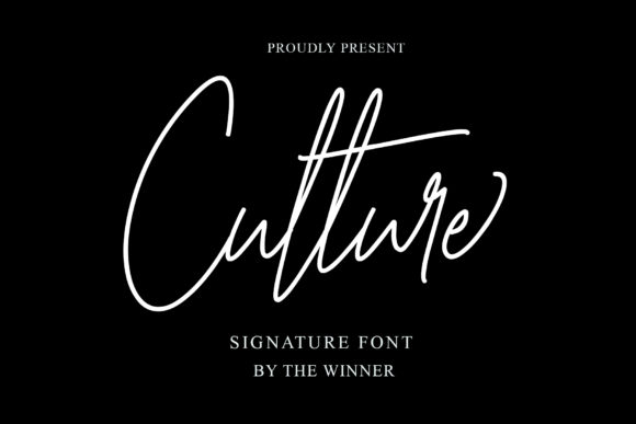 Culture Font Poster 1