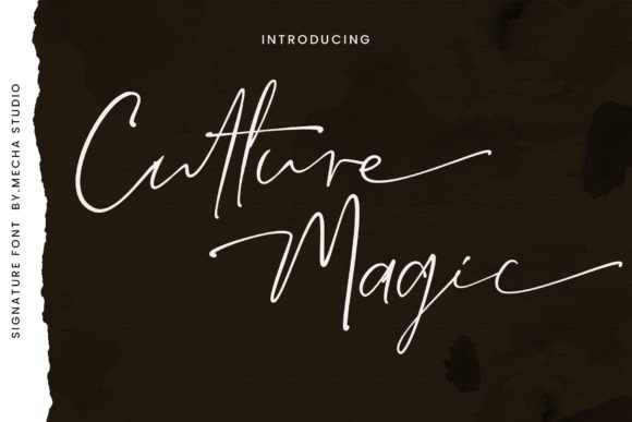 Culture Magic Font Poster 1