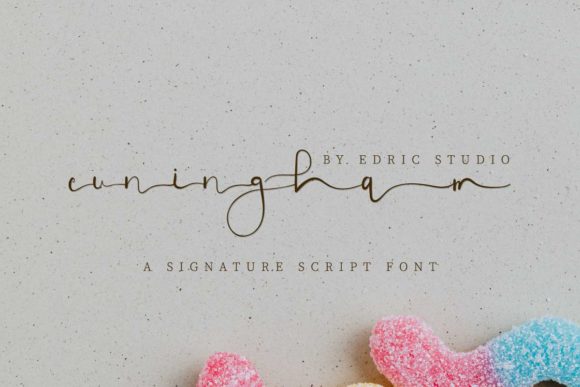 Cuningham Font Poster 2