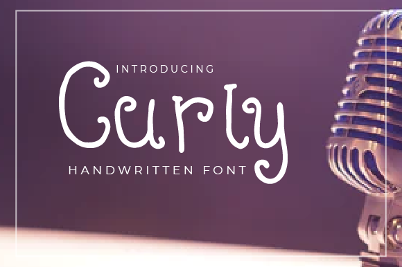 Curly Font