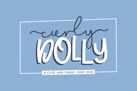 Curly Dolly Font Poster 1