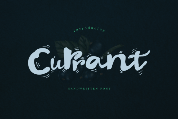 Currant Font Poster 1