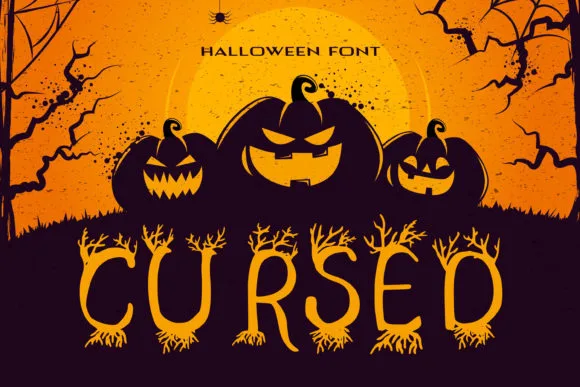 Cursed Font Cursed Font Poster 1