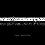 Cursive Signa Script Font Poster 3