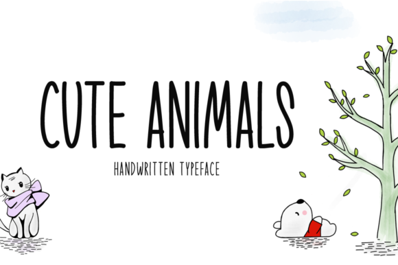 Cute Animals Font