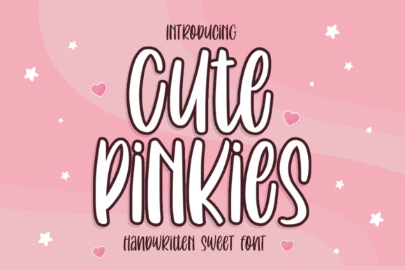 Cute Pinkies Font