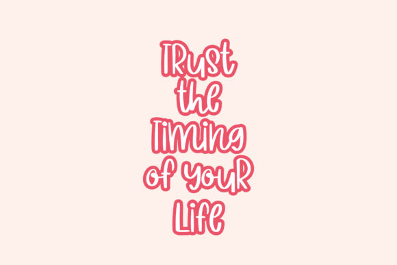 Cute Sweet Moment Font Poster 2