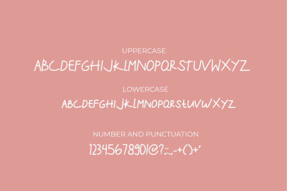 Cute Woman Font Poster 4