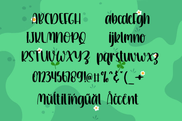 Cuteness Space Font Poster 7