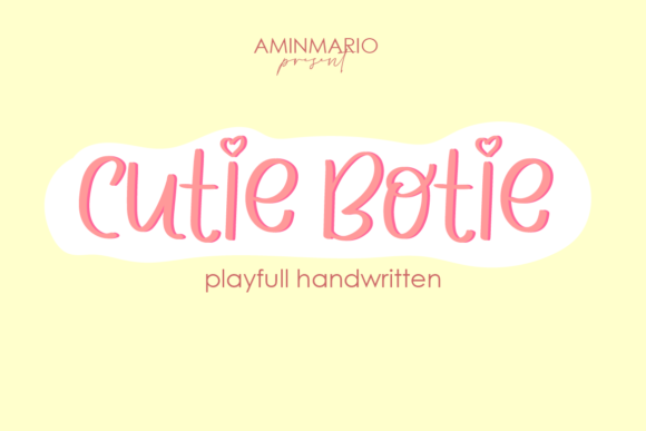 Cutie Botie Font Poster 1