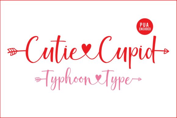 Cutie Cupid Font Poster 1