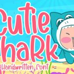 Cutie Shark Font Poster 1