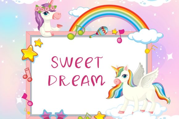 Cutie Unicorn Font Poster 2