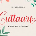 Cuttauri Font Poster 1