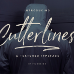 Cutterlines Font Poster 1