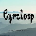 Cyrcloop Font Poster 1