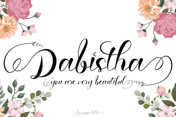 Dabistha Font Poster 1