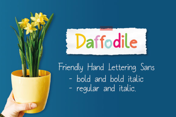 Daffodile Font Poster 1