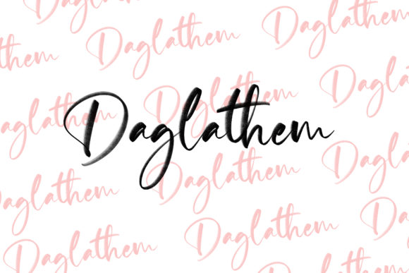Daglathem Font Poster 2