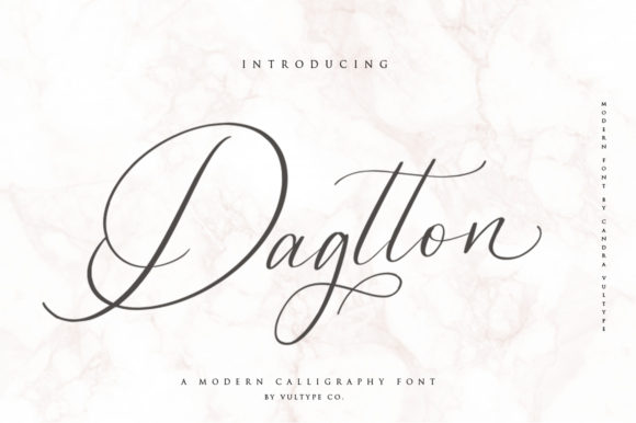 Dagtton Font Poster 1