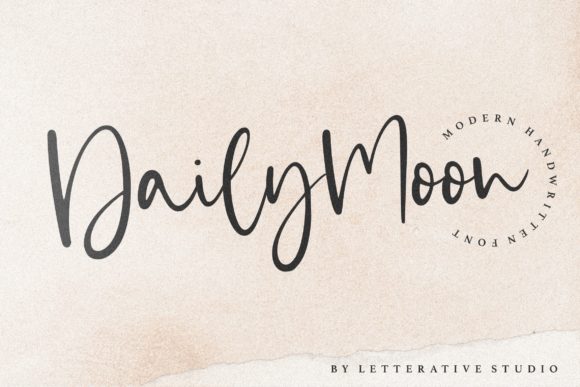 Daily Moon Font Poster 1