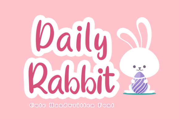 Daily Rabbit Font Poster 1