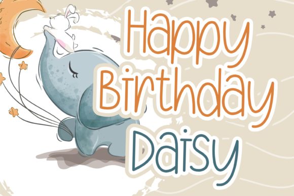 Daisy Dream Font Poster 3